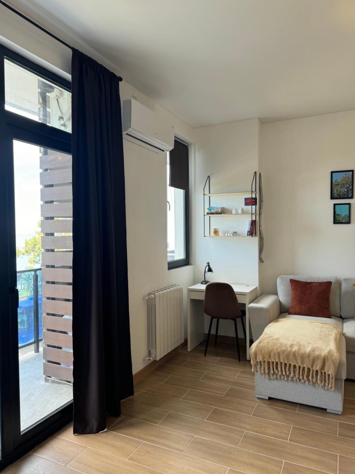 New Apartment With Sea View Махинджаури Экстерьер фото